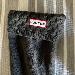 Hunter Cable Knit Boot Socks